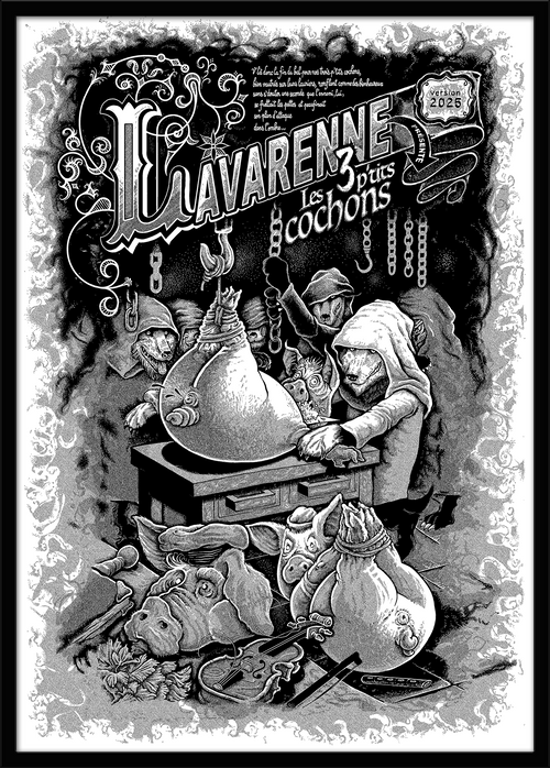 Affiche 3 p'tits cochons